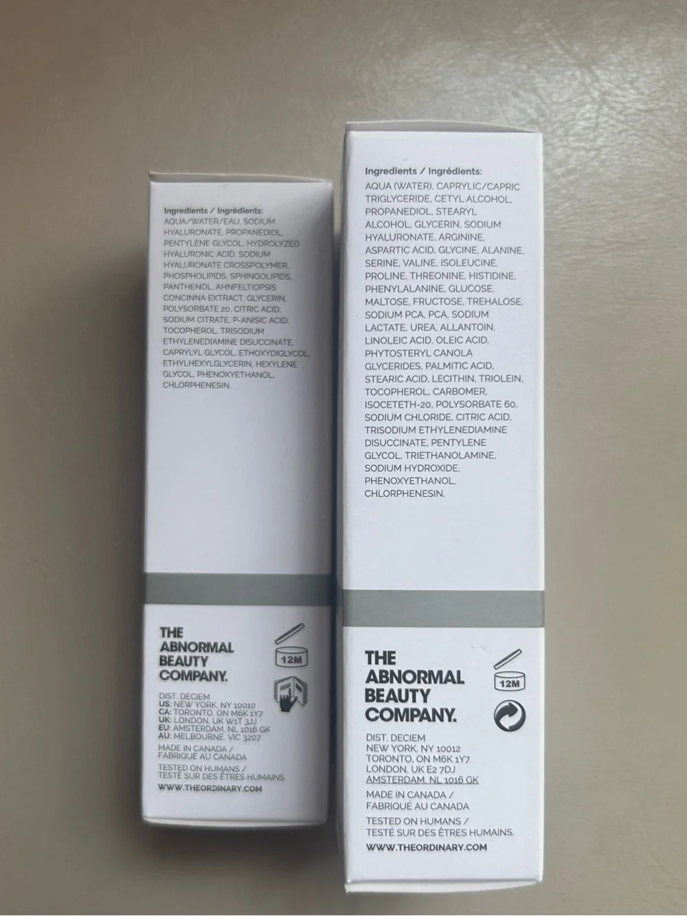The Ordinary skincare duo #1